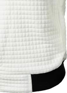 HOOD CREW Chaqueta de bombardero universitaria de lana informal de alta calidad para hombre, ligera, bordada, con cremallera y soporte, Letterman de invierno - Product Image 5