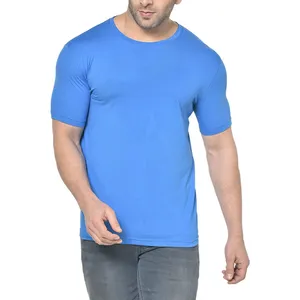 Camiseta masculina de alta qualidade, macia e confortável, top fabricado em material respirável, gola redonda, para venda