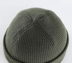 Nouveau design 2025 – Bonnets unisexes pour adultes en laine/coton, respirants, imperméables, jacquard, tricotés à la main, motif uni – Service OEM - Product Image 5