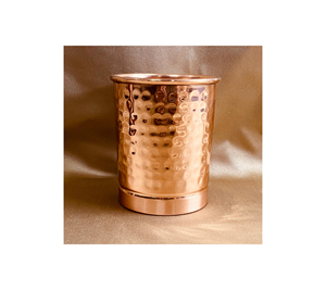 Vaso de metal personalizado grande superventas precioso vaso de cristal de cobre puro desechable para beber agua bellamente decorado - Product Image 4