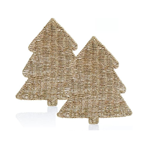 Sets de table et sous-verres en rotin naturel, décoration de table polyvalente pour les anniversaires, les anniversaires de mariage et les fêtes de Noël - Product Image 2