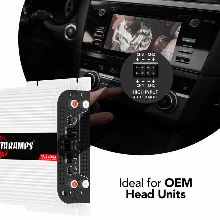 Taramps 4チャンネル アンプ タランプス DS440x4 パワーアンプ