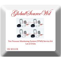 4 Paket 20003 Kit Layanan Sensor TPMS Untuk Cadillac Chrysler Dodge Mitsubishi Jeep
