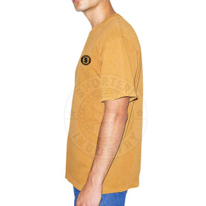 T-shirts pour hommes 2026 Nouveau style T-shirt personnalisé avec logo imprimé pour hommes 100% coton Léger Coupe ample Tissu doux Fabriqué au Pakistan - Product Image 2