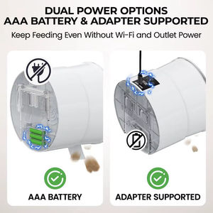 Toptan akıllı <span class=keywords><strong>Pet</strong></span> malzemeleri | Duvara monte WiFi <span class=keywords><strong>Pet</strong></span> besleyici 4L | APP kontrollü otomatik kedi köpek maması dağıtıcı - Product Image 4
