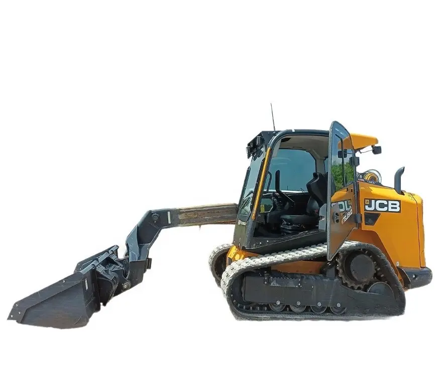 Spedizione esente da tasse a livello nazionale 2020 JCB 3TS-8T Skid Steer cingolato con benna QT di potenza idraulica ausiliaria con braccio telescopico