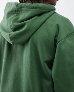 2025 nuevo diseño High Street hip hop heavyweight full zip up boxy FIR cropped HOODIE para hombres lavado con ácido precio completo personalizado - Product Image 1