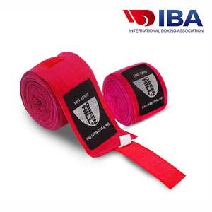 Bandages en polyester approuvés IBA, lot de 3, pour équipement et protection de boxe - Product Image 4