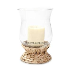 Regard accrocheur haute qualité plaqué or en aluminium coulé fantaisie Designer mariage pièce maîtresse décor ouragan bougeoir - Product Image 3