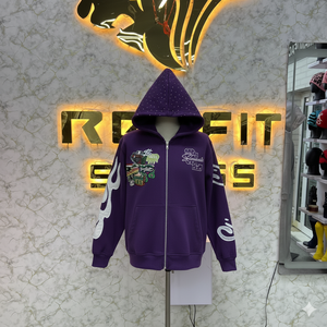 Top vente votre propre logo le plus demandé sweat à capuche zippé Puff imprimé fabriqué en usine sweats à capuche à bas prix hommes sweats à capuche pour hommes - Product Image 3