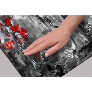 Alfombra de Hojas Rojas, Alfombra Emblemática, Alfombra de Regalo para el Hogar, Alfombra Personalizada, Alfombra de Chenilla - Product Image 3