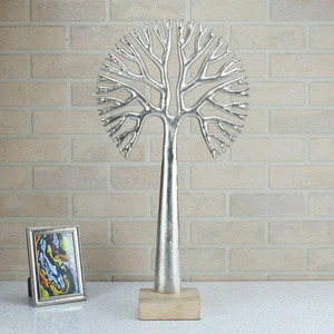 <b>Tree</b> <b>Tabletop</b> Sculpture Custom Printed Table Top Decorative for Home Office Brass Showpiece Showcase - Product Image 1
