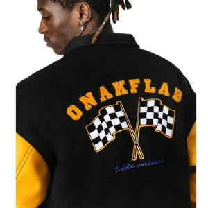 Chaqueta de hombre OEM personalizada invierno primavera lana chenilla bordado Vintage chaqueta universitaria para hombre de gran tamaño Varsity Letterman chaqueta - Product Image 6