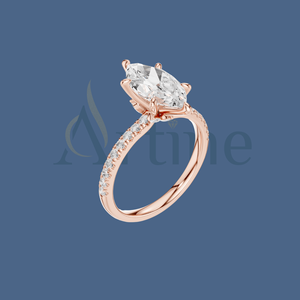 Imaginary jewels 10K Gold Halo Ring para mujeres y niñas - Product Image 1