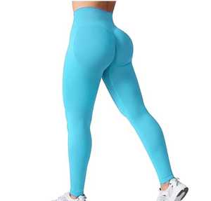 Leggings de fitness pour femmes pantalons taille haute sans couture pour l'entraînement yoga gym entraînement stretch confort ajustement tissu doux respirant - Product Image 3