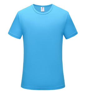 Vente en gros T-shirt d'été à séchage rapide en polyester pour hommes, impression numérique, T-shirt rond personnalisé pour hommes - Product Image 1