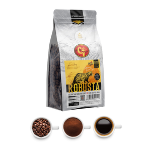 Etiqueta privada "Golden Weasel"- Premium Robusta Origin Granos de café molido Café-Medio tostado HucaFood Marca OEM ODM Servicio - Product Image 6