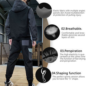 Sweat-shirts unisexes de haute qualité 100% coton, logo personnalisé, grandes tailles, pour hommes, vierges, écologiques, antibactériens, épais - Product Image 4