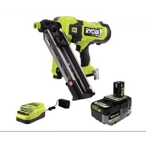 Clavadora Neumática Inalámbrica de 18V con Rotación de 30 Grados y Construcción de Aluminio para Muebles y Palets, Personalización OEM Disponible - Product Image 1