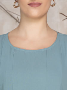 Vêtements islamiques de l'Aïd pour femmes ensemble abaya 2 pièces abaya de prière modeste robe musulmane pour femmes et hijab khimar à deux niveaux nouvel arrivage - Product Image 3