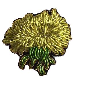 Broche en fil de bullion en forme de couronne de prince, écussons brodés à la main, badges magnétiques, tissu, veste de mode, patchs brodés - Product Image 3
