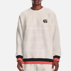 เสื้อสเวตเตอร์ลำลองสำหรับผู้ชายทรงหลวมมี6XL พิมพ์ลายสไตล์ลำลองทำจากปากีสถาน - Product Image 3