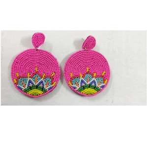 Boucles d'oreilles pendantes en résine faites à la main pour femmes, bijoux tendance, collection de cadeaux, accessoires uniques - Product Image 4