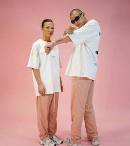 Sweat à capuche lourd pour hommes Streetwear Graphic Vintage Oversized Print Plus Size Heavyweight Cotton T-shirts pour hommes - Product Image 6