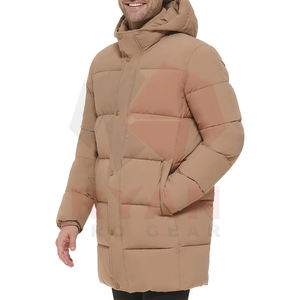 Custom High Quality Long Puffer Jackets For Men Adults And Kids Customized <b>Colour</b> Design And Printing Plus Size - Product Image 4