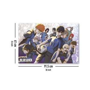 Blue Lock Anime <b>Poster</b>-Featuring Kunigami Yoichi Meguru Jingo - Product Image 4