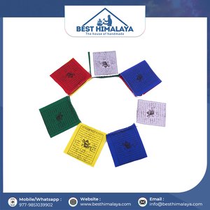 ธงสวดมนต์ของชาวพุทธ,ธงสวดมนต์ของชาวพุทธแบบทิเบตตกแต่งกลางแจ้งหลากสี - Product Image 6