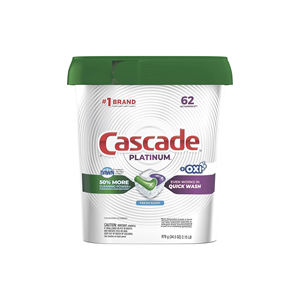 Détergent pour lave-vaisselle Cascade Power Clean ActionPacs avec parfum de pomme Ingrédients hautement actifs pour des plats plus propres et sans taches - Product Image 6