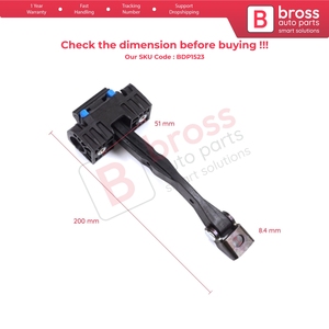 BDP1523 Sangle de limitation de contrôle d'arrêt de porte avant pour Leon MK3 III SC 5F5 2013 2018 3 portes HB coupé 5F3837203A Bross Auto Parts - Product Image 6