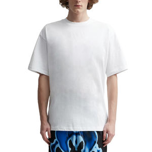 Camiseta tejida personalizada de fábrica para hombre, camiseta de manga corta de gran tamaño y 100% de algodón Premium, camiseta personalizable para hombre - Product Image 6