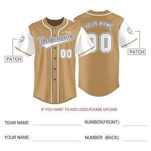 Maillot de baseball de haute qualité à vendre Maillot de baseball respirant à séchage rapide Maillot de baseball confortable - Product Image 6