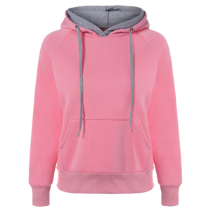 Sweat à capuche automne hiver personnalisé tissu tricoté de haute qualité avec logo brodé sweats à capuche pour femme - Product Image 1