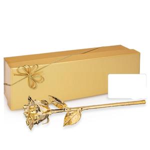 Venta al por mayor fabuloso diseño 24K oro rosa de alta calidad de metal decoración del hogar para el día de la madre y Año Nuevo Venta al mejor precio - Product Image 1