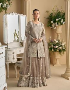 Designer Fantaisie Georgette Avec Broderie Et Perles Travail Salwar Costume Femme Fabricant De Mode De L'Inde Au Taux Le Plus Bas - Product Image 5