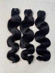 ผมมนุษย์แบบมัดเป็นลอนคลื่นแบบ100% ผมคนเวียดนามแบบดิบผมถักทอ - Product Image 2