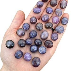 หินมีค่ากึ่งทับทิมขัดมันสำหรับการทำสมาธิแบบเรกิและอัญมณีหินลูกฟูก - Product Image 3