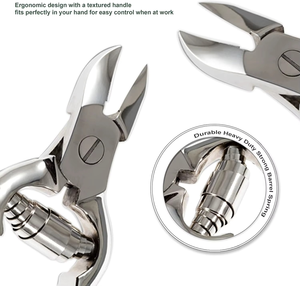 Coupe-ongles en acier inoxydable 2024, haute performance, lame droite concave, coupe-ongles robuste, taille 5,5 pouces - Product Image 1