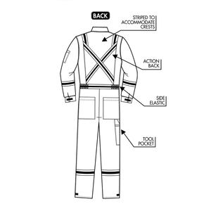 Hi Vis Arc Flash Protection Coverall <b>Winter</b> <b>Workwear</b> Uniform Fr Coverall Fire Retardant - Product Image 6