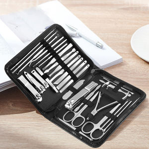 Ensemble complet d'outils de beauté pour le nail art, lot de 30 coupe-ongles pour manucure et pédicure par La Elahi & Co - Product Image 1