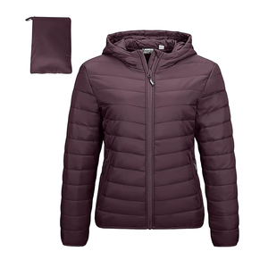 2024 mercado nueva tendencia diseño deportivo OEM chaqueta hinchada en blanco liso color sólido chaqueta hinchada a prueba de viento hombres mujeres - Product Image 5