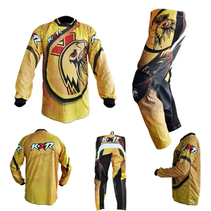 Maillot de course personnalisé Motocross sublimation uniforme pantalon et maillot de motocross cascadeur vêtements de vélo respirant et durable - Product Image 1