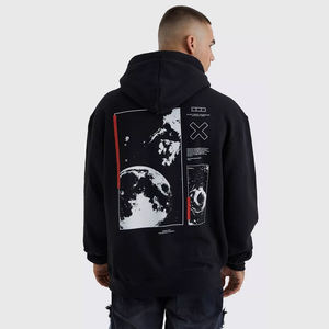 Sudaderas con capucha de invierno personalizadas para hombre, Sudadera con capucha de tela de felpa, proveedor a granel, fábrica OEM de Bangladesh, ropa de calle de Color sólido, aspecto de serigrafía - Product Image 3