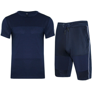 ชุดกางเกงขาสั้น2025สำหรับผู้ชายเสื้อผ้าลำลองชุดกีฬา2ชิ้นสำหรับผู้ชายฤดูร้อนเสื้อและกางเกงขาสั้นชุดออกกำลังกาย - Product Image 4