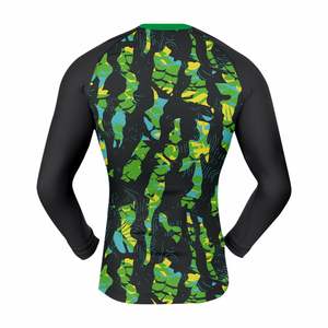 Venta al por mayor de ropa de manga larga camisa de tiro personalizada impresión por sublimación completa personalizada - Product Image 2