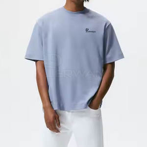 เสื้อยืดผู้ชายผ้าฝ้าย 100% ทรงโอเวอร์ไซส์ บริการ OEM ขายส่ง คุณภาพสูง แห้งเร็ว ระบายอากาศได้ดี น้ำหนัก 220 กรัม - Product Image 2