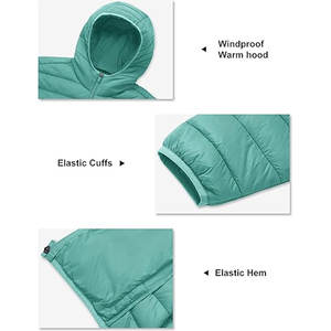 <b>Mens</b> Quilted Puffer Jacket with Hood Lightweight & Insulated Coat <b>for</b> Fall <b>Winter</b> and Outdoor <b>Wear</b> Custom Color Puff Print - Product Image 6